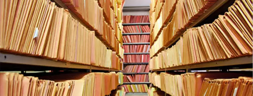 library of records and files